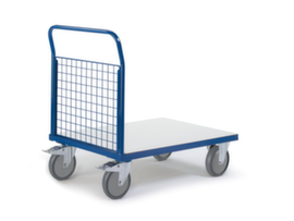 Rollcart ESD-grille voorwandwagen, draagvermogen 500 kg, laadvlak lengte x breedte 1200 x 800 mm