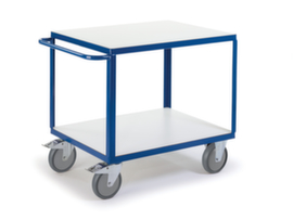 Rollcart ESD-tafelwagen 1000x700 mm, draagvermogen 600 kg, 2 etages