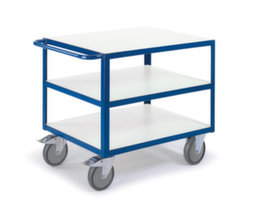 Rollcart ESD-tafelwagen 1200x800 mm, draagvermogen 600 kg, 3 etages