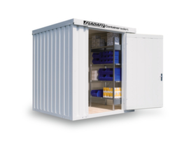 S&auml;bu Ge&iuml;soleerde materiaalcontainer met kant-en-klaar gemonteerde vloer