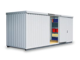 S&auml;bu Ge&iuml;soleerde materiaalcontainer met kant-en-klaar gemonteerde vloer