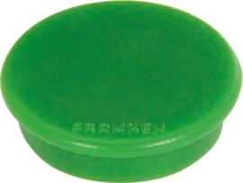 Ronde magneet, groen, Ø 24 mm