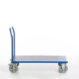 Rollcart Voorwandwagen met anti-slip laadruimte, draagvermogen 1200 kg, laadvlak lengte x breedte 1200 x 800 mm