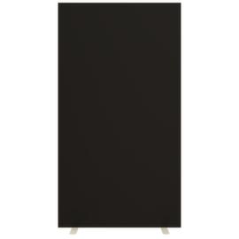Paperflow Scheidingswand tweezijdig bekleed met stof, hoogte x breedte 1740 x 940 mm, wand zwart