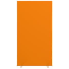 Paperflow Scheidingswand tweezijdig bekleed met stof, hoogte x breedte 1740 x 940 mm, wand oranje