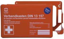 actiomedic Bedrijfsverbandkist Mini DETECTDIN 13157van oranje kunststof