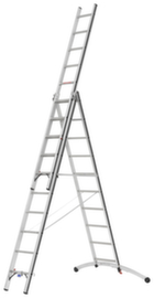 Hymer Multifunctionele ladder met Smart-Base®-ligger, 3 x 10 sporten met antislipprofiel