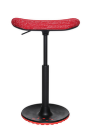 Topstar Zit-/stahulp Sitness H2 met skateboard zitting, zithoogte 570 - 770 mm, zitting rood