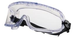 Volzichtbril V-MAXXbeschermingsniveau EN 166van acetaatmet hoofdband en ventilatie