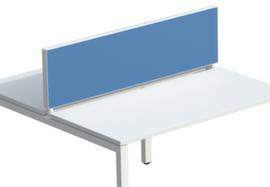 Paperflow Tafelscheidingswand, hoogte x breedte 330 x 1600 mm, wand blauw