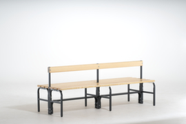 Sypro Kleedkamerbank met houten latten