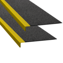 Moravia Antislipprofiel voor trappen, geel/zwart