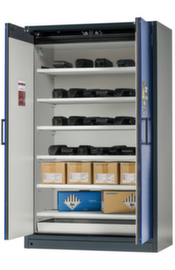 Asecos Lithium-ion magazijnkast ION-LINE BATTERY STORE type 90, hoogte x breedte x diepte 1953 x 1193 x 615 mm