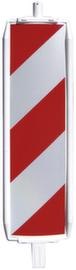 Schake Bakenpaal H 1330 mmvan rood/wit PE