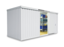 S&auml;bu Ge&iuml;soleerde materiaalcontainer FLADAFI&reg; IC 1500 met kant-en-klaar gemonteerde vloer