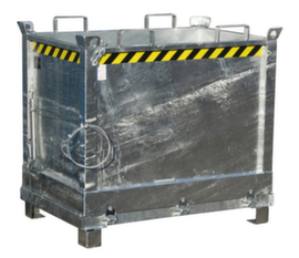 3-hoog stapelbare bodemklepcontainer tot 2 m³