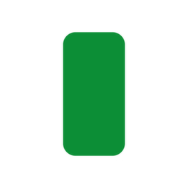 EICHNER Symboolsticker, rechthoek, groen