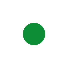 EICHNER Symboolsticker, cirkel, groen