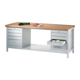 PAVOY Werkbank met verschillende soorten onderbouw