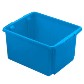 Lichtgewicht roterende stapelcontainer, blauw, inhoud 32 l