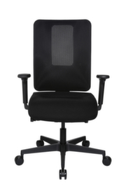 Topstar Bureaustoel Sitness Open X (N) Deluxe inkl. AL "TW2" met schuifzitting, rugleuning met netbekleding, zwart