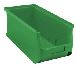 Allit Stapelbare zichtbak ProfiPlus Box 3L, groen, diepte 320 mm, polypropyleen