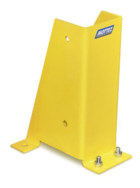 Aanrijdbeveiliging in geel voor hoeken en palen, hoogte 350 mm