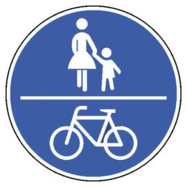 Voetgangers-/fietspad bord SafetyMarking® volgens StVO