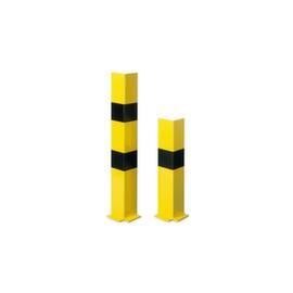 Aanrijdbeveiliging in geel/zwart voor hoeken en palen