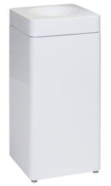 Zelfblussende container van recyclebaar materiaal probbax®, 40 l, wit, bovendeel wit
