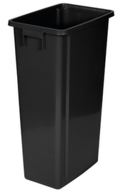 Open inzamelaar van recycleerbare stoffen probbax®, 80 l, zwart