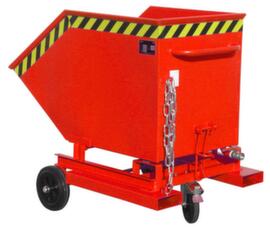 Bauer Kiepwagen voor spaanders SKW-ET 400 met kraan