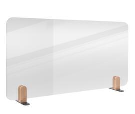 Legamaster tafelscheidingswand ELEMENTS van acrylglas, hoogte x breedte 600 x 1200 mm