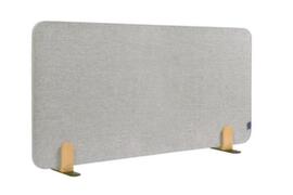Legamaster Geluidabsorberende tafelscheidingswand ELEMENTS, hoogte x breedte 600 x 1200 mm, wand grijs