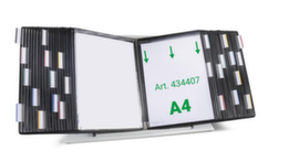 tarifold Zichtpanelensysteem, met 40 zichtpanelen in DIN A4