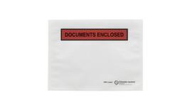 documenthoes van papier "Documents enclosed", DIN A5