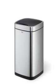 Durable Sensor-afvalbak NO TOUCH van RVS, 35 l, zilver metallic