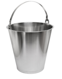 Emmer van RVS, inhoud 15 l