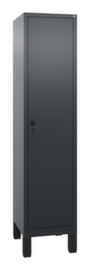 C+P Garderobekast Evolo met 1 compartiment - gladde deur, vakbreedte 400 mm