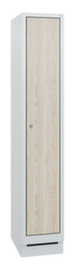 C+P Garderobe Evolo 1 compartiment met decoratieve deur, vakbreedte 300 mm