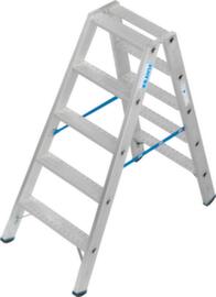 Krause dubbele ladder STABILO® Professional, 2 x 5 treden met R13-laag