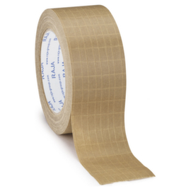 Raja vezelversterkt papieren plakband, lengte x breedte 25 m x 50 mm