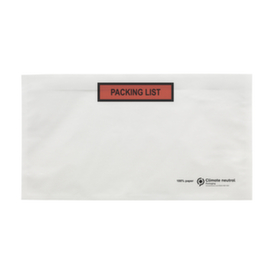 paklijstenveloppen van papier