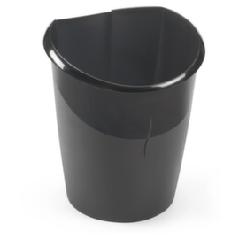 Vuilbakjes voor onmiddellijke afvalsortering voor papier zwart