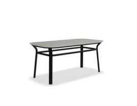 .mdd Bijzettafel Grace, hoogte x breedte x diepte 450 x 1000 x 500 mm, plaat RAL1013 parelwit