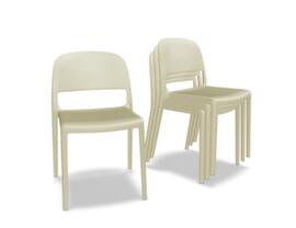 .mdd Stapelstoel Blendy, geel