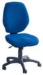 Bureaustoel met comfortbekleding, blauw