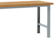 Aanbouwtafel voor montagetafel met zwaar onderstel, breedte x diepte 1250 x 750 mm, plaat beuken
