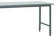 Aanbouwtafel voor montagetafel met licht frame, breedte x diepte 1250 x 750 mm, plaat lichtgrijs