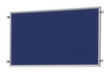 Franken Scheidingswand, hoogte x breedte 600 x 1200 mm, wand blauw
